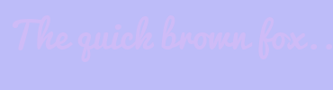 Image with Font Color CEBBF7 and Background Color BDBCF9